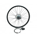 26" bakhjul - Shimano Nexus 8 - komplett med bromsskiva