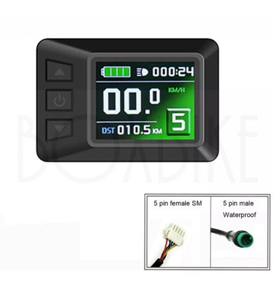 KT-LCD7C farvedisplay til elcykel - JULET / SM5Y stik
