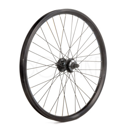 24" forhjul til ladcykel - 32mm sort fælg 300 DKK