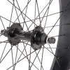 26" fatbike forhjul - 80mm sort fælg