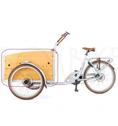 Låda / ljusbruna sidor till STD plus4 lådcykel - 2024-