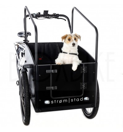 Hundlucka svart / ljusbrun till STD plus4 lådcykel - 2024-