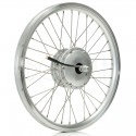 Elcykel kit - Bafang 250W navmotor - 20" forhjul - sølv fælg - Rullebremse