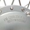 Elcykelkit - Bafang 250W navmotor - 20" framhjul - silver fälg - Rullbroms