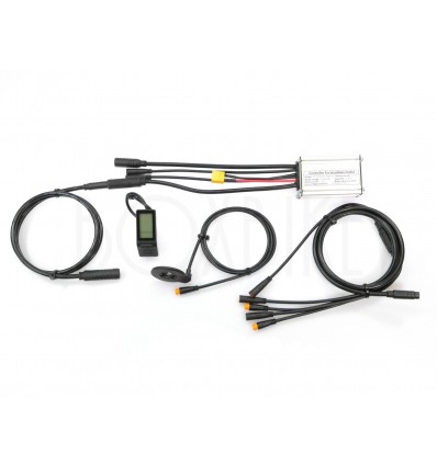 Elcykel controller kit - KT 36-48V / 500W - 9-pin navmotor - Julet